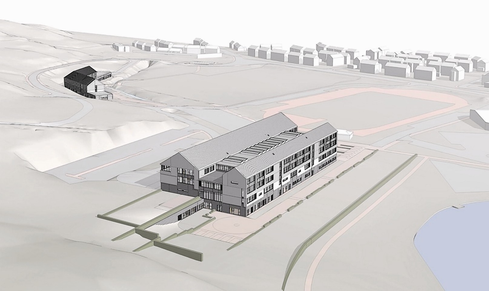 The plans unveiled for the new Anderson High School which were meant to be finished in 2016